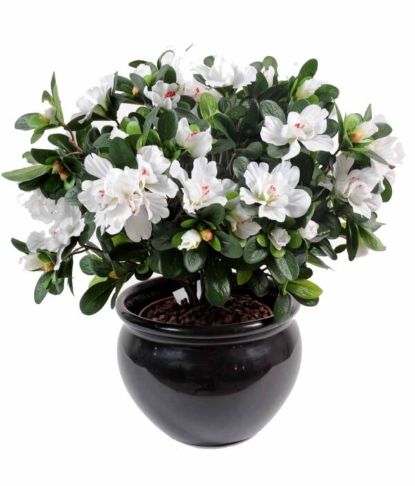 plante artificielle fleurie azalee blanc 1 1