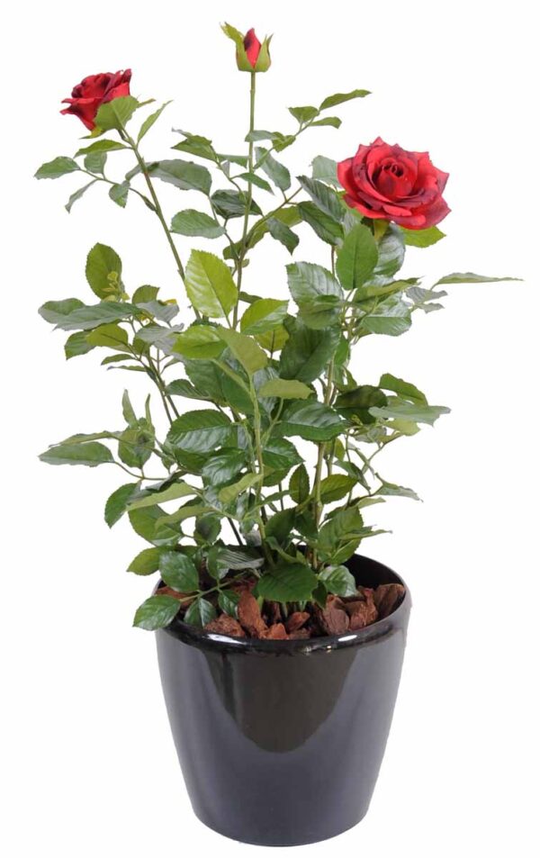 plante artificielle rosier royal rouge 3 1